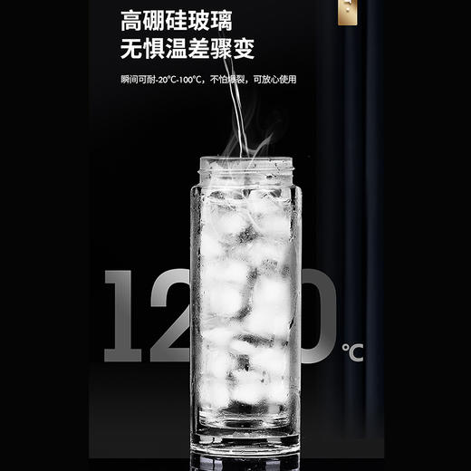 万象双层玻璃杯270ML/V198L 商品图2