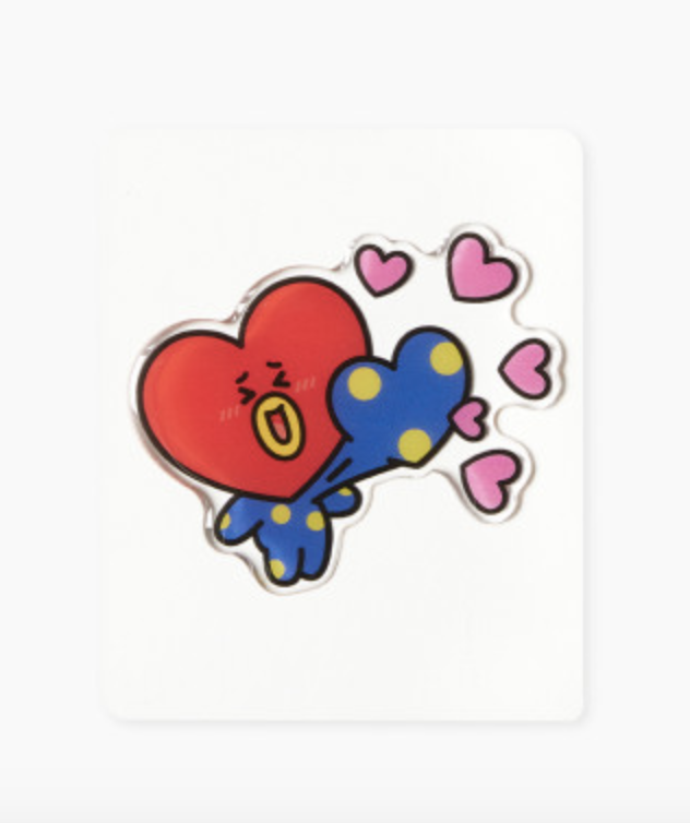 韩国 可爱Line Friends BT21 TATA环氧贴（类型4）JPY带授权招加盟代理
