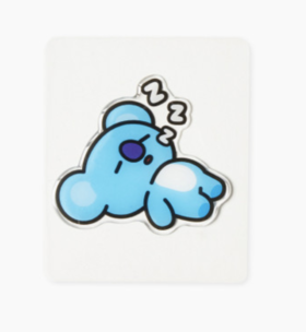 韩国 可爱Line Friends  BT21 KOYA环氧贴（21型）JPY带授权招加盟代理