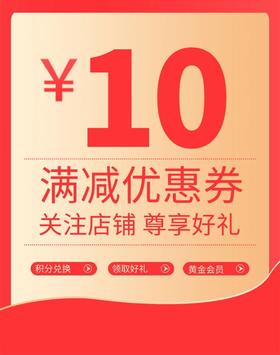 店铺10元优惠券