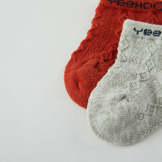 英氏-鞋袜类（秋）D0针四季袜 芥黄 13CM 商品图3