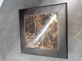 紫光檀大理石底座  3个一套