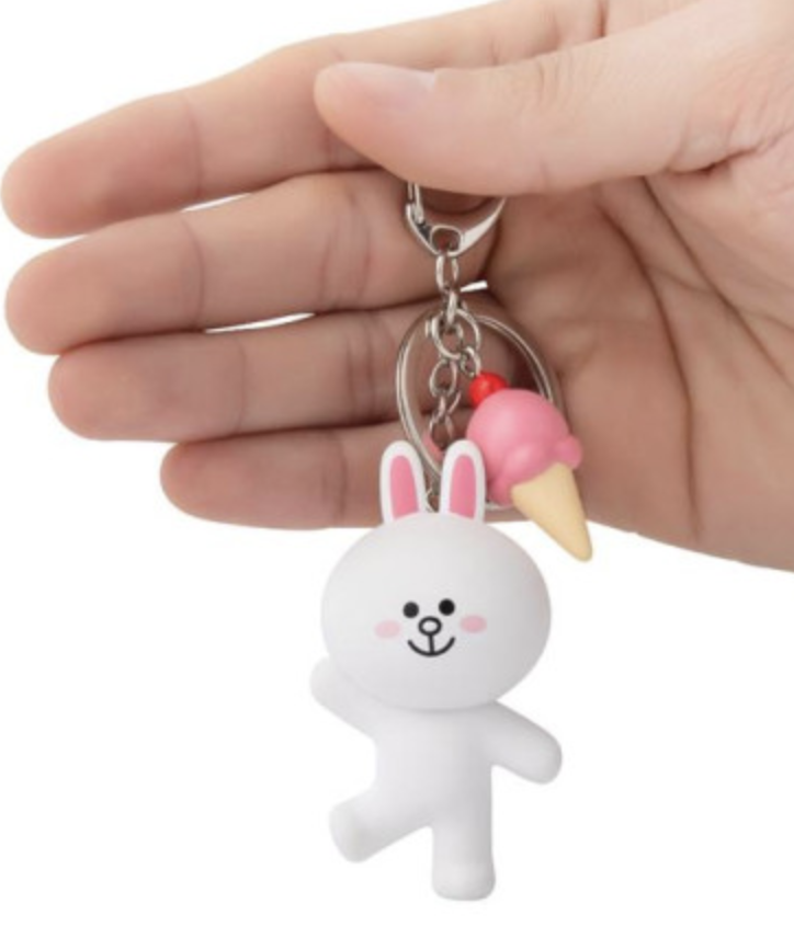 韩国 可爱 Line Friends 康妮迷你公仔钥匙圈JPY带授权招加盟代理