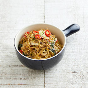 清炒蒜味云南野菇意面 Seasonal Yunnan Mushroom  Spaghetti