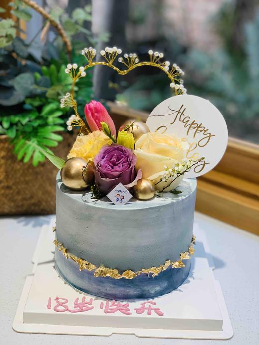 鲜花奶油蛋糕 下单前请仔细阅读商品详情 商品图1