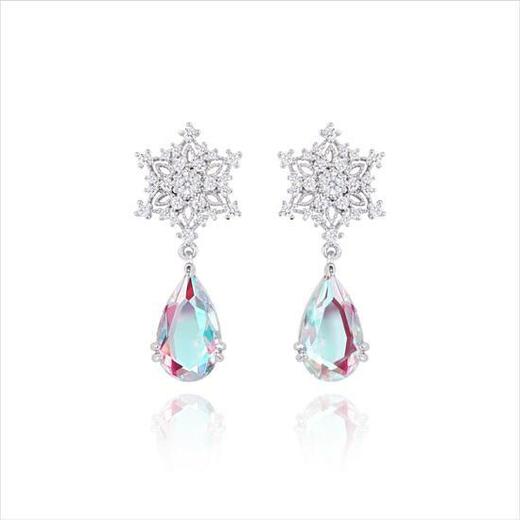 韩国Wingbling 冰雪世界 Vera耳环（银色）Olive YoungJPY带授权招加盟代理 商品图1