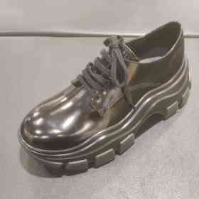 LFGJ 6117 英伦风厚底时尚女鞋舒适潮流真皮女鞋