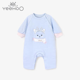 英氏-童衣类（秋）D0英针长蛤 轻蓝色 59CM