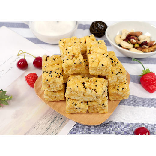 【谷焙奇】蛋酥沙琪玛408g/箱传统糕点零食代餐