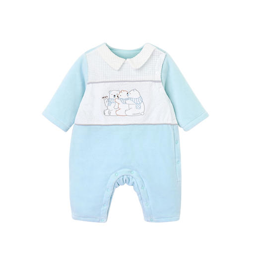 英氏-童衣类（秋）D0英针长蛤 微蓝色 59CM 商品图4