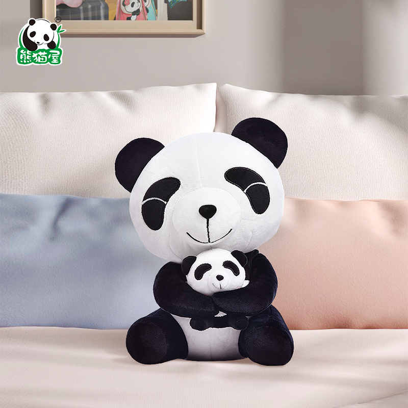 熊猫屋PANDAHOUSE 妈妈爱嘟嘟毛绒公仔中号 送纸袋