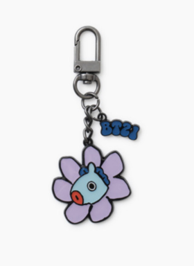 韩国 可爱 Line Friends BT21 MANG花金属钥匙扣JPY带授权招加盟代理