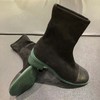 LFGJ 4716时尚设计师款低跟绿底弹力女靴 商品缩略图2