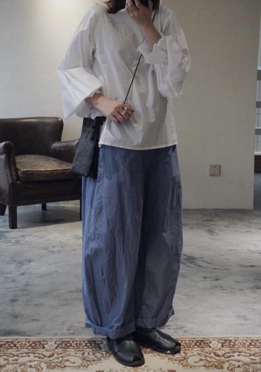 FRANCESCA多色喇叭袖上衣 商品图3