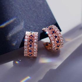 韩国Wingbling [蓝宝石水晶] Rocks Earrings耳环Olive YoungJPY带授权招加盟代理