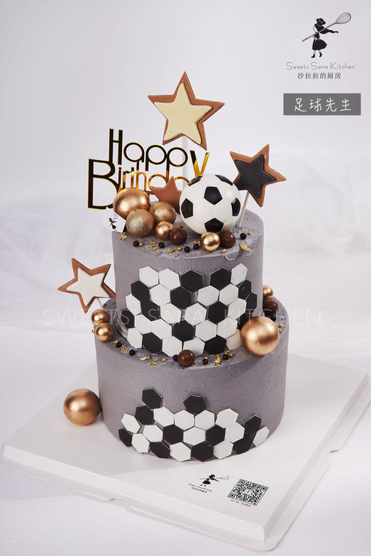 双层足球先生蛋糕 商品图2