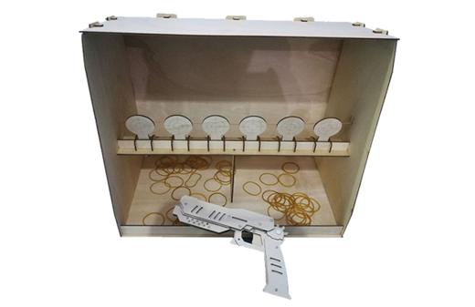 【我做的】橡皮筋手枪专用靶场 商品图0