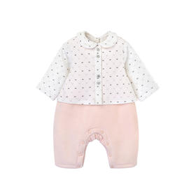 英氏-童衣类（秋）D0英针长蛤 花粉色 59CM