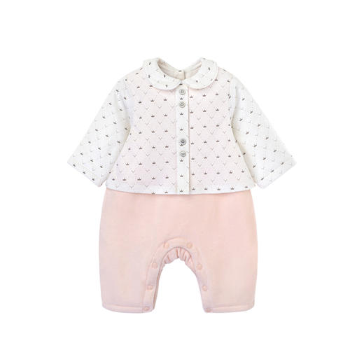 英氏-童衣类（秋）D0英针长蛤 花粉色 59CM 商品图0