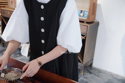 FRANCESCA卡其/浅灰/白/黑波波短袖 商品图0