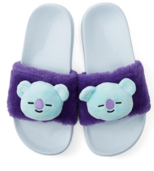 韩国 可爱Line Friends BT21 KOYA面对娃娃拖鞋JPY带授权招加盟代理 商品图0