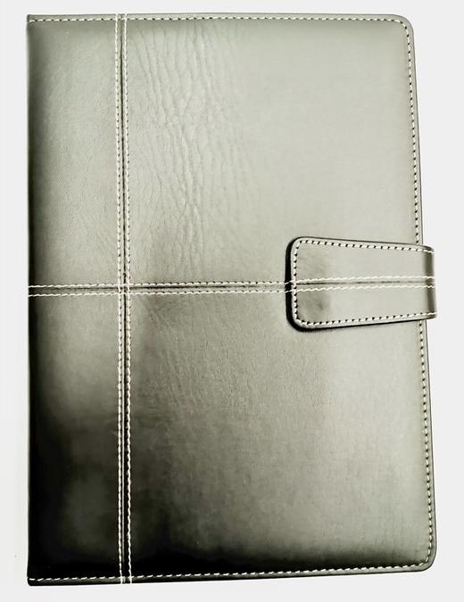 金派皮面磁扣笔记本黑色棕色 商品图3