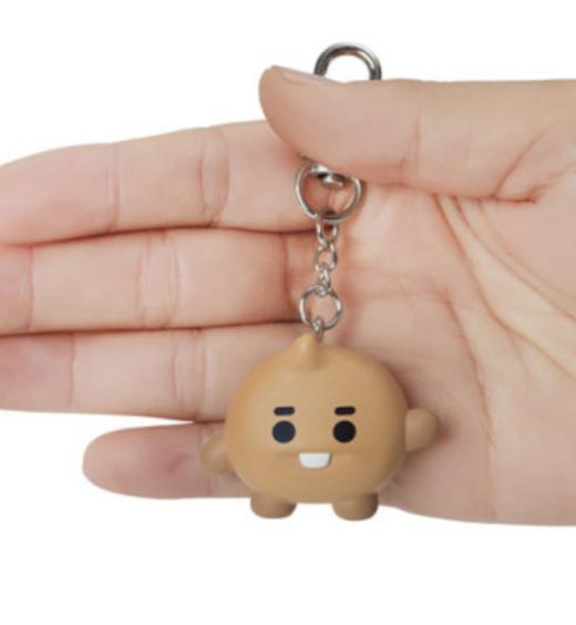 韩国 可爱 LINE Friends BT21 SHOOKY BABY公仔钥匙扣JPY带授权招加盟代理 商品图0