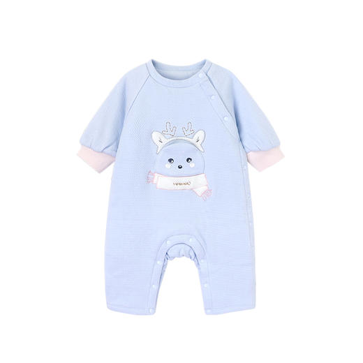 英氏-童衣类（秋）D0英针长蛤 轻蓝色 59CM 商品图4