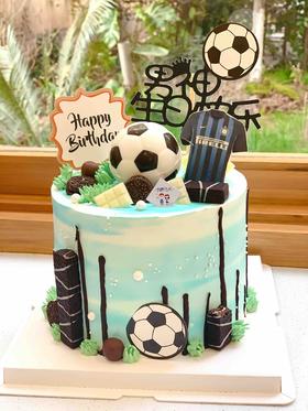 足球奶油蛋糕 下单前请仔细阅读商品详情