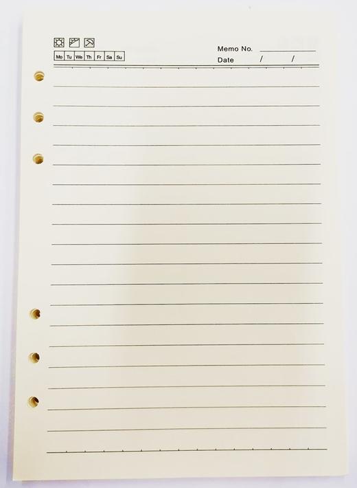 金派6孔活页笔记本6孔替换内页 商品图5