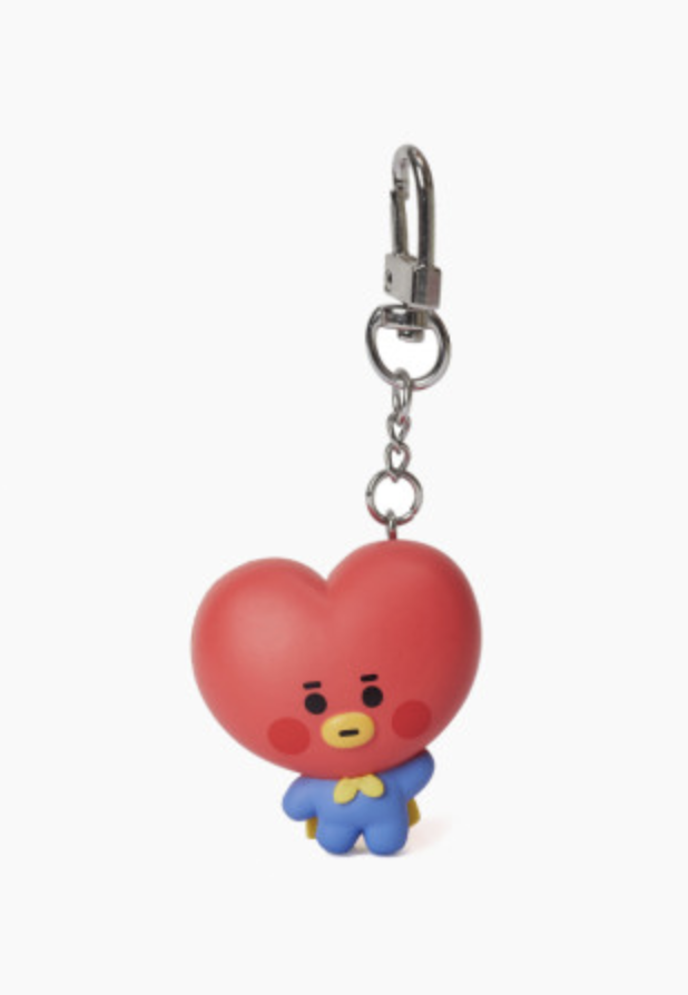韩国 可爱 LINE Friends BT21 TATA BABY公仔钥匙扣JPY带授权招加盟代理
