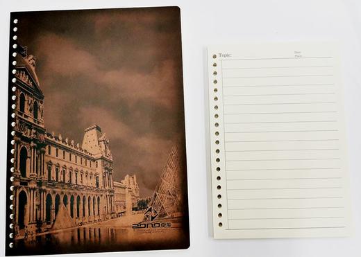 卓能活页笔记本B5A5替换内页20孔26孔 商品图5