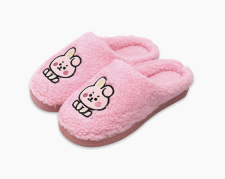 韩国 可爱 Line Friends BT21 COOKY BABY小册子拖鞋JPY带授权招加盟代理