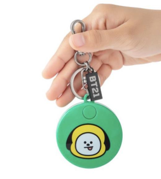 韩国 可爱 Line Friends BT21 CHIMMY LED投影钥匙扣JPY带授权招加盟代理 商品图0