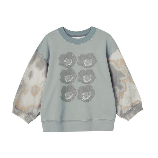 江南布衣童装男女童复古时髦卫衣1L1E11330 商品图3