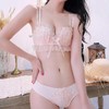 无钢圈性感蕾丝聚拢内衣女套装小胸防下垂美背胸罩 商品缩略图4