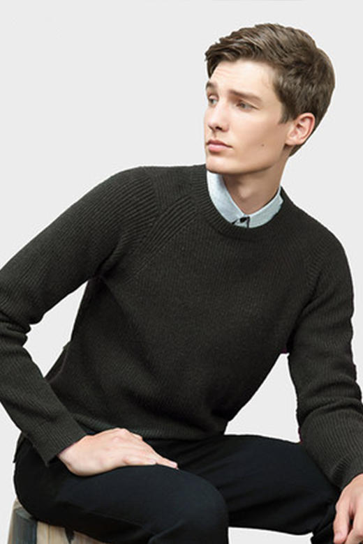 callisto羊毛混纺毛衣  FNKNW135DR 商品图1