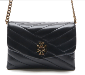 奥莱[Tori Burch] 20SS女士Kira雪佛龙链交叉包（64068_001_20S）JPY带授权招加盟代理