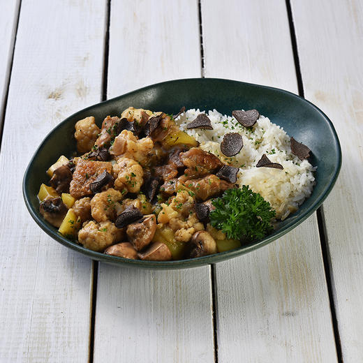 新鲜黑松露牛肝菌奶油蘑菇鸡肉饭 Creamy Mushroom Spaghetti with Fresh Black Truffle 商品图0