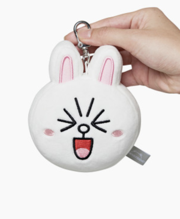 韩国 可爱 Line Friends Wink 康妮软脸娃娃钥匙圈(10厘米)JPY带授权招加盟代理