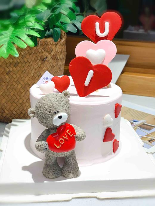 四寸love小熊 情人节奶油蛋糕 下单前请仔细阅读商品详情 商品图1