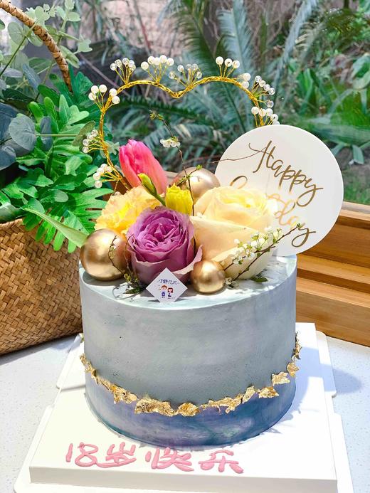 鲜花奶油蛋糕 下单前请仔细阅读商品详情 商品图0