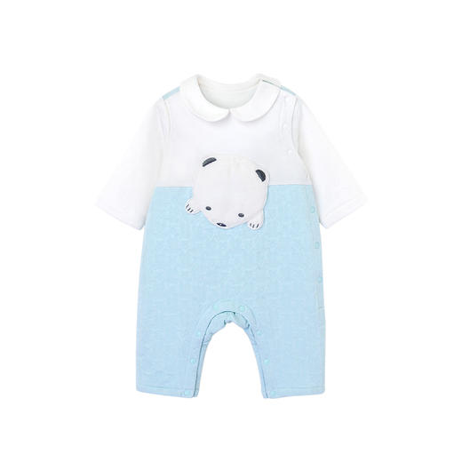 英氏-童衣类（秋）D0英针长蛤 微蓝色 59CM 商品图4