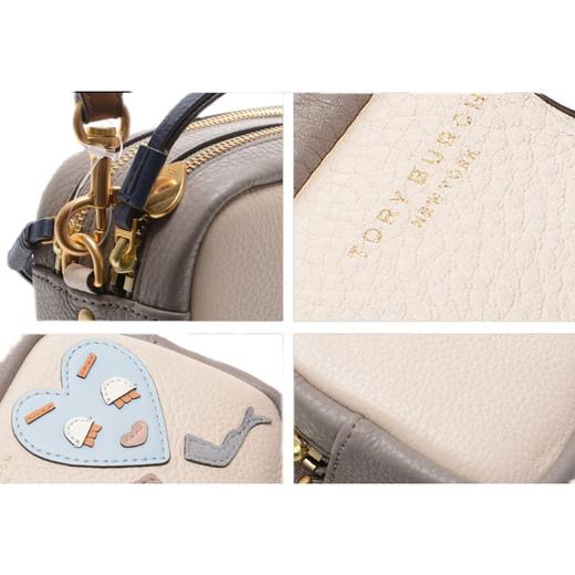 奥莱[Tori Burch]Perry Patchwork心形斜背包（61084_084_20S）JPY带授权招加盟代理 商品图4