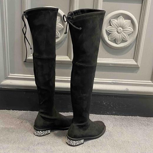 LFGJ 7420 弹力羊绒过膝长靴 包腿显瘦女潮 商品图2