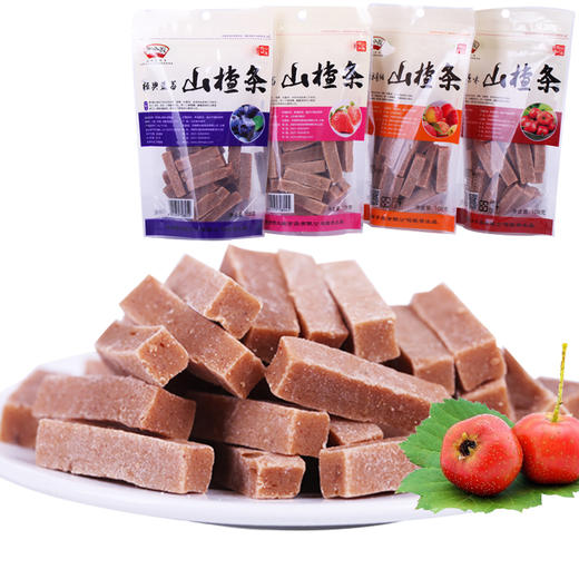 野风酥山楂条108g*4袋装 经典原味草莓蓝莓蜜桃宝宝儿童零食 商品图4