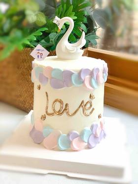 天鹅超加高奶油蛋糕 下单前请仔细阅读商品详情