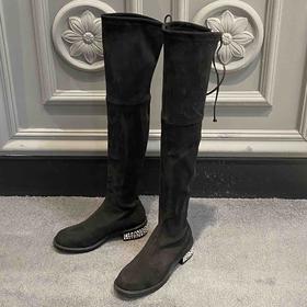 LFGJ 7420 弹力羊绒过膝长靴 包腿显瘦女潮