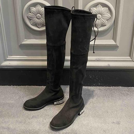 LFGJ 7420 弹力羊绒过膝长靴 包腿显瘦女潮 商品图0