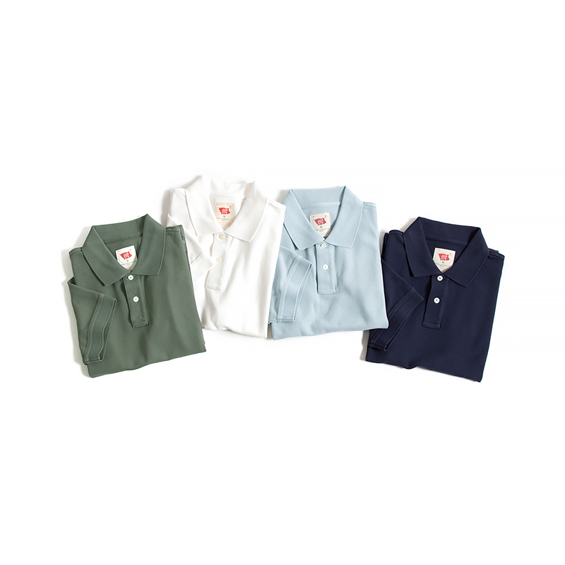 国棉壹厂/01200138/经典简约短袖POLO衫VintageRepublic